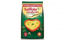 Saffola Masala Oats Curry & Pepper  Pack  400 grams